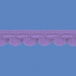 <strong>D34/ 25</strong> - Mini Pom Pom Loop Fringe/ Lilac