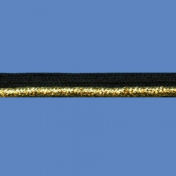 <strong>X11/2/81</strong> - Cord trim lame/ Black-Gold