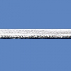 <strong>X11/1/82</strong> - Cord trim lame/ White-Silver