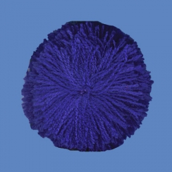 <strong>H68/11</strong> - Acrylic Pompon/ Royal blue