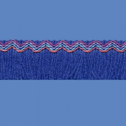 <strong>N33/ 11</strong> - Inca Fringes acrylic/ Royal blue