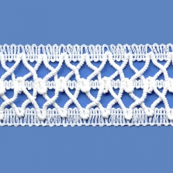 <strong>H10</strong> - Cotton Lace Trimming W White