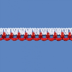 <strong>806R/ 6</strong> - Rayon picot/ Red