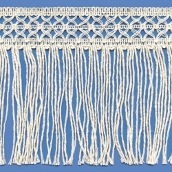 <strong>M215/ 0</strong> - Cotton fringes/ Natural - Wide 15 cm