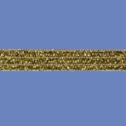 <strong>W401/ 10/81</strong> - Metalic elastic ribbon/ beige-gold